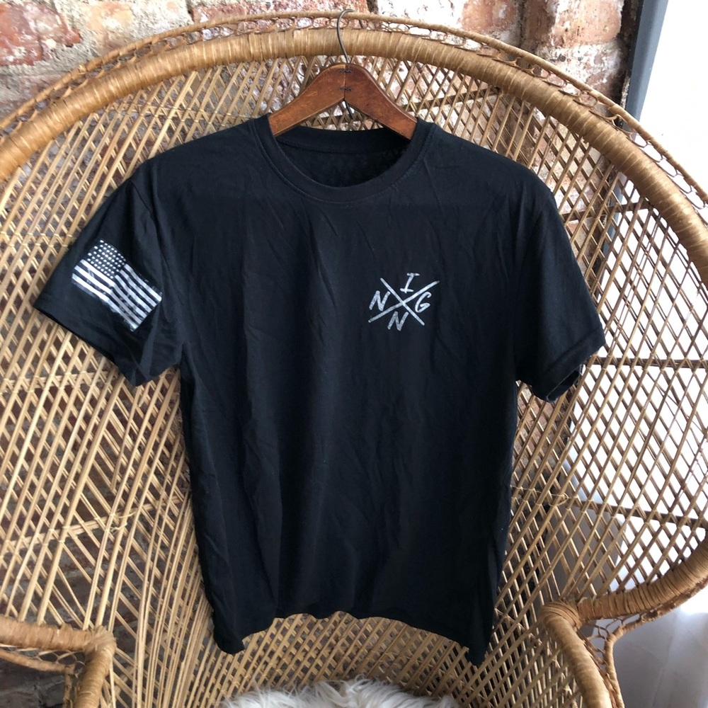 Indiana National Guard Black T-Shirt